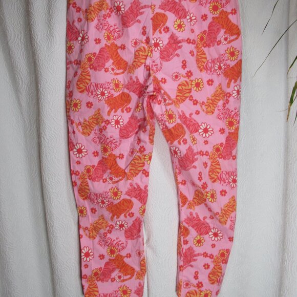 Vintage 90s Lily Pulitzer Tango Tiger Floral Capris Size 6 - Picture 5 of 5